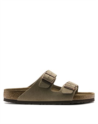 Arizona Suede Leather Sandal - Taupe - Men
